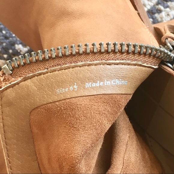 Dolce Vita Tan Leather Heeled Booties 6.5 - Picture 4 of 8